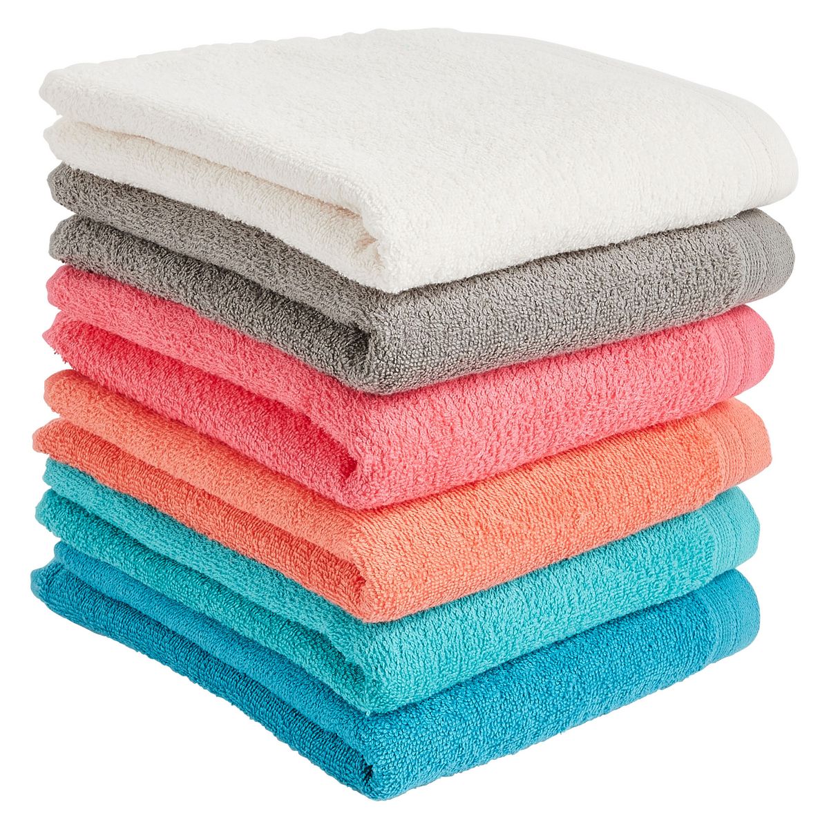 ACTUEL Drap de bain uni en coton 360 g/m²