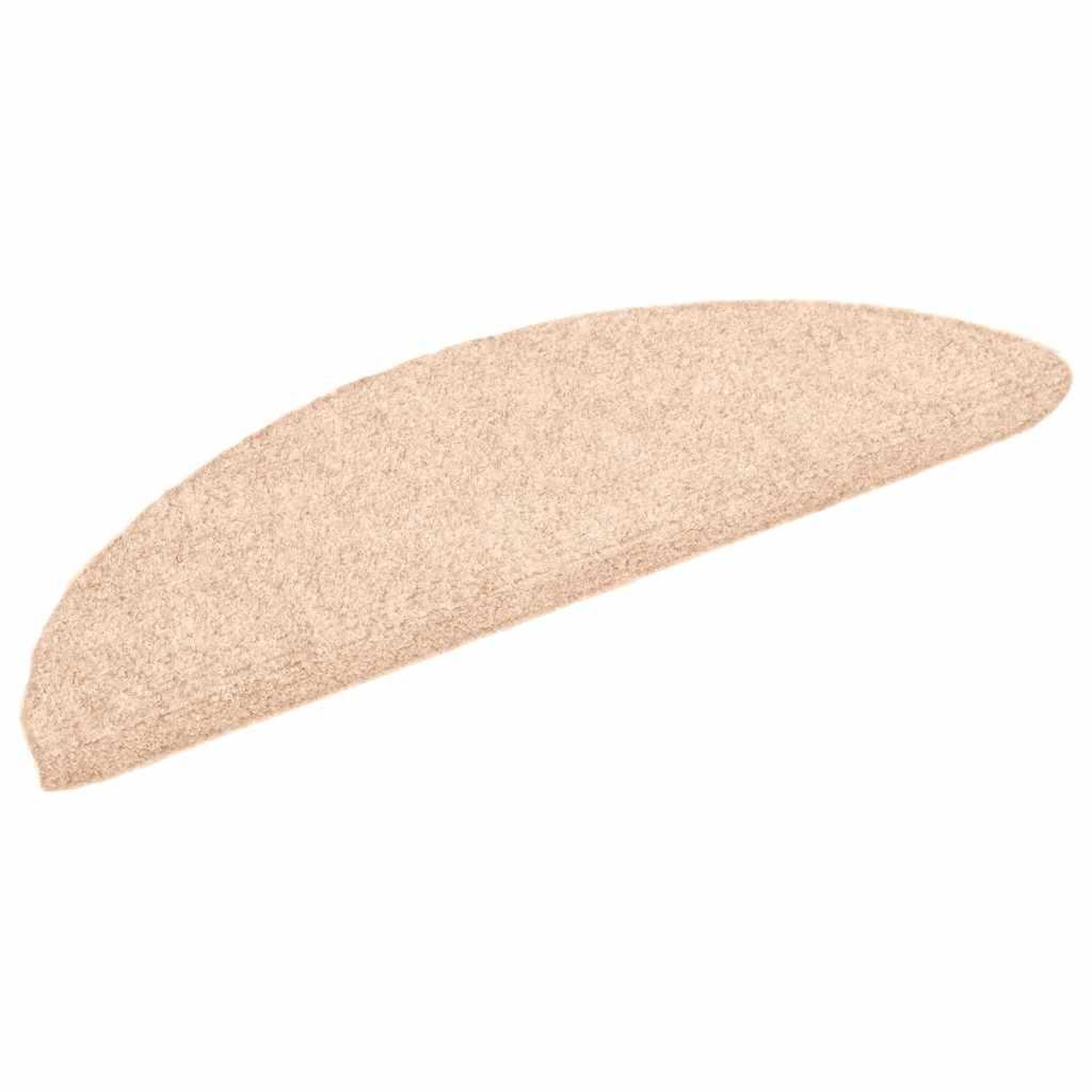 Voir la diapositive 2 : VIDAXL Tapis d'escalier autocollant 20 pcs creme 56x17x3 cm