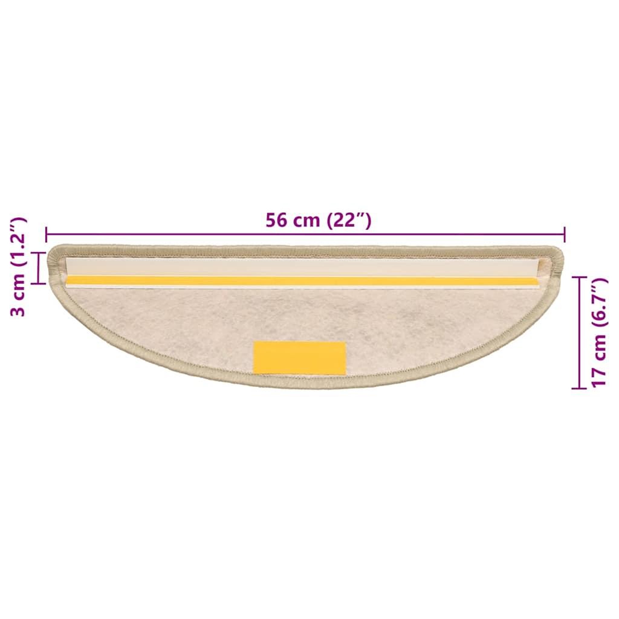 Voir la diapositive 6 : VIDAXL Tapis d'escalier autocollants 30 pcs 56x17x3 cm vert clair