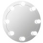 Voir la diapositive 2 : VIDAXL Miroir mural avec lampes LED Rond Verre