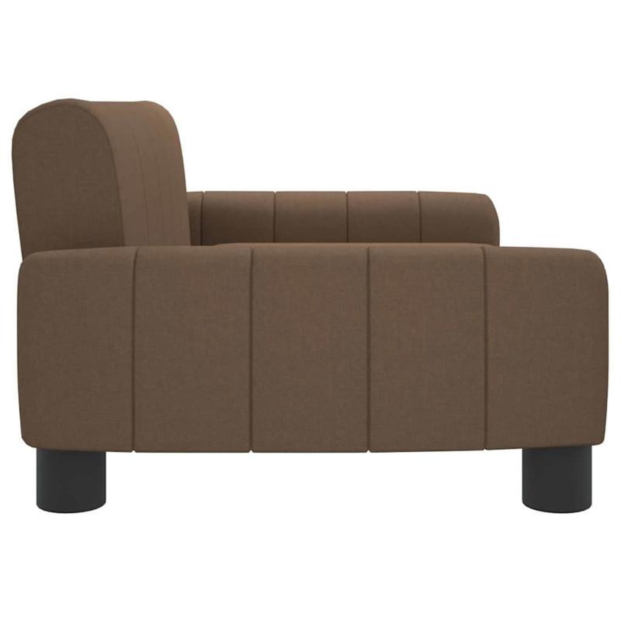 Voir la diapositive 4 : VIDAXL Lit pour chien marron 70x45x30 cm tissu