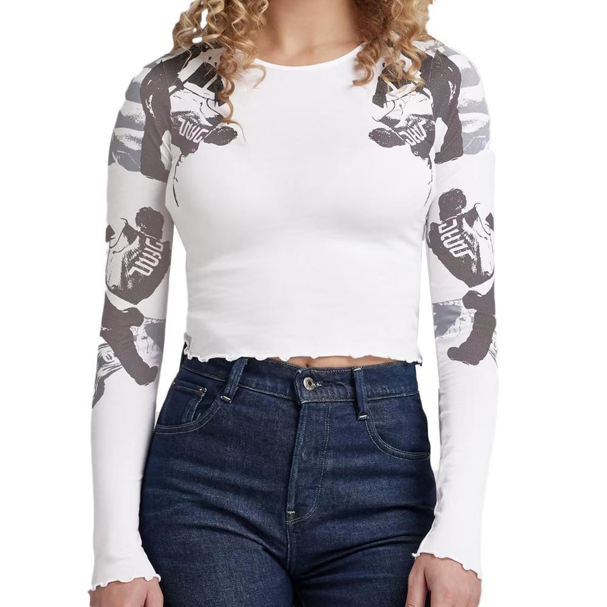 G-Star Raw T-Shirt Blanc Femme G-Star Raw D23792. Coloris disponibles : Blanc