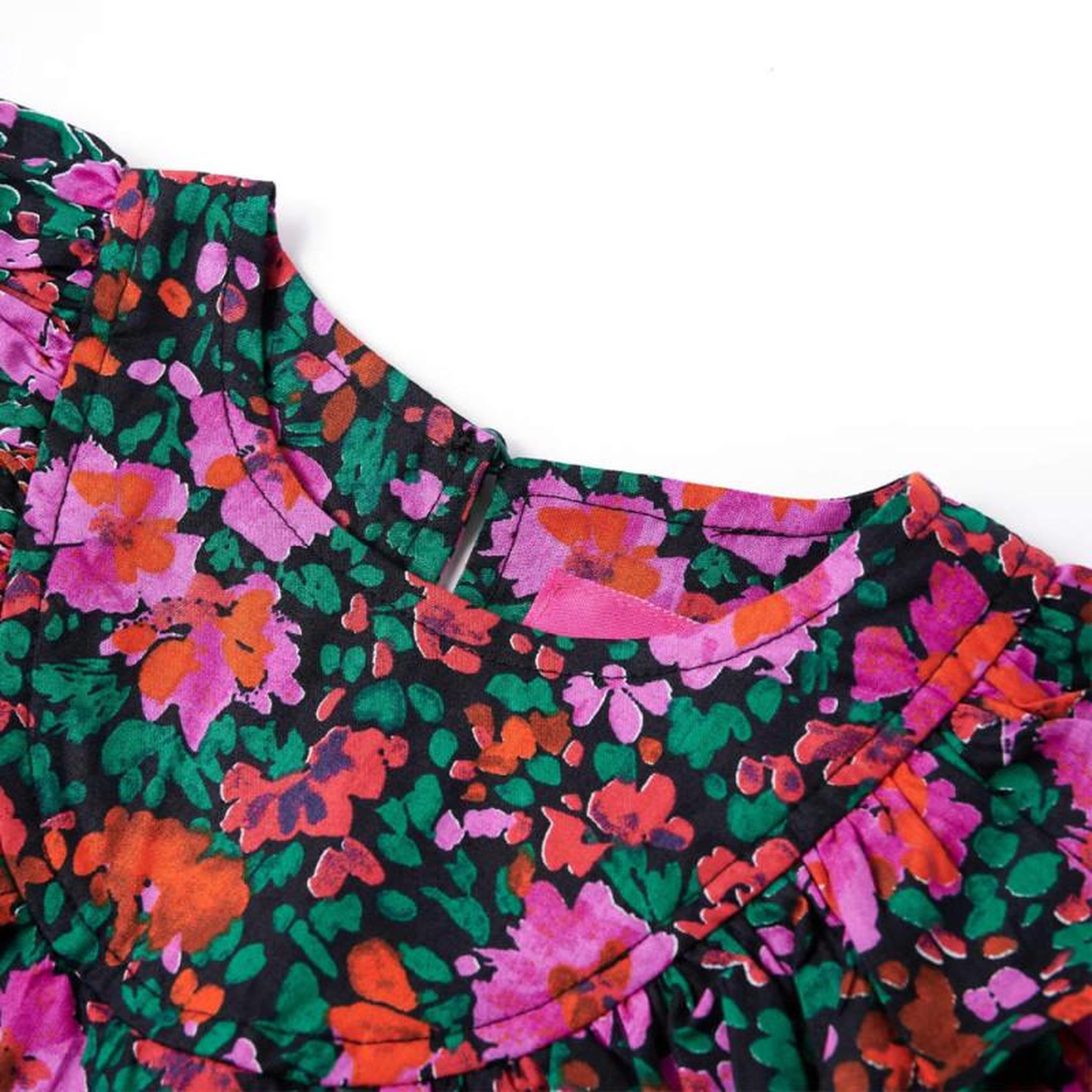 Voir la diapositive 3 : VIDAXL Robe pour enfants à manches longues rose vif 116