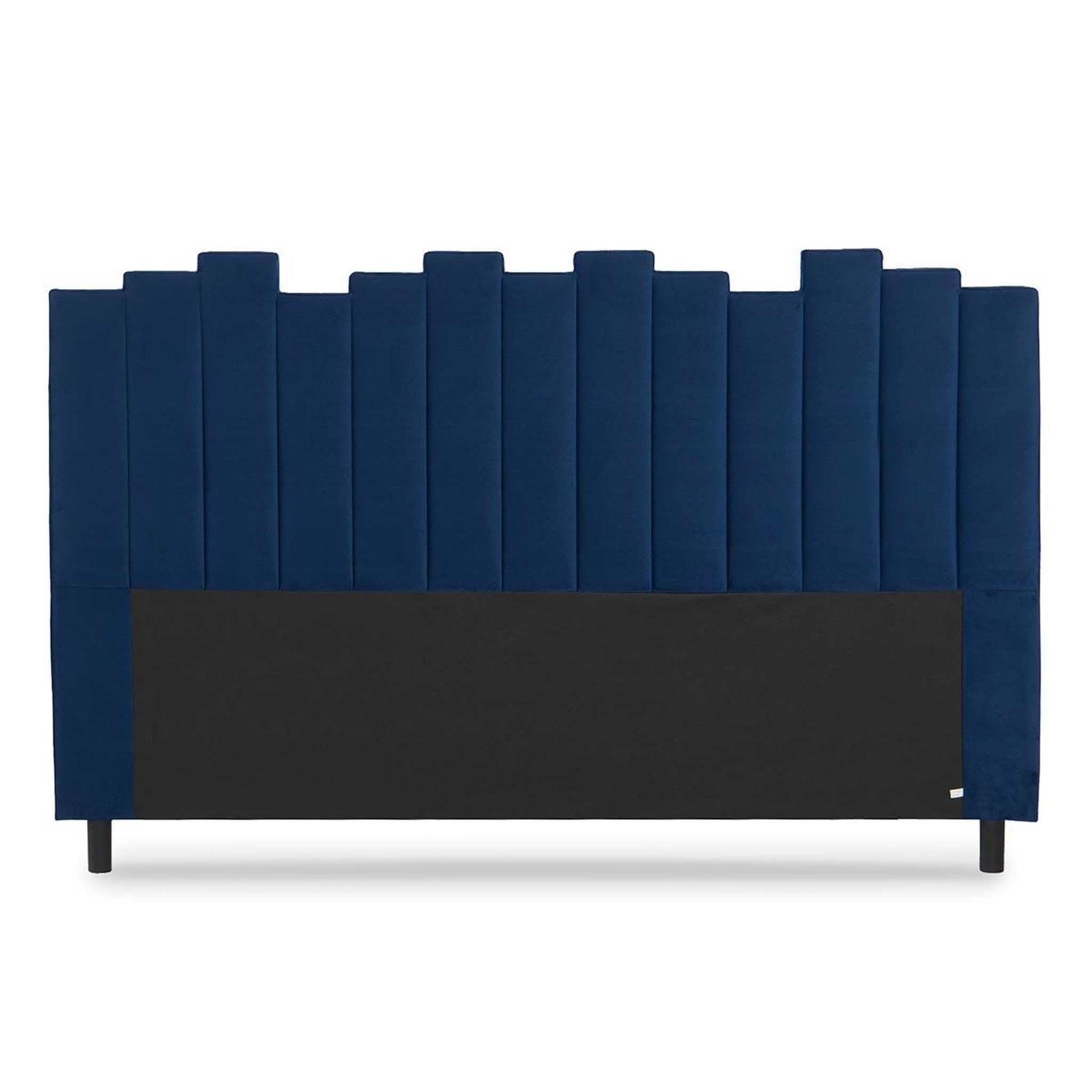 Paris Prix Tête de lit en velours design  kenty  180cm bleu