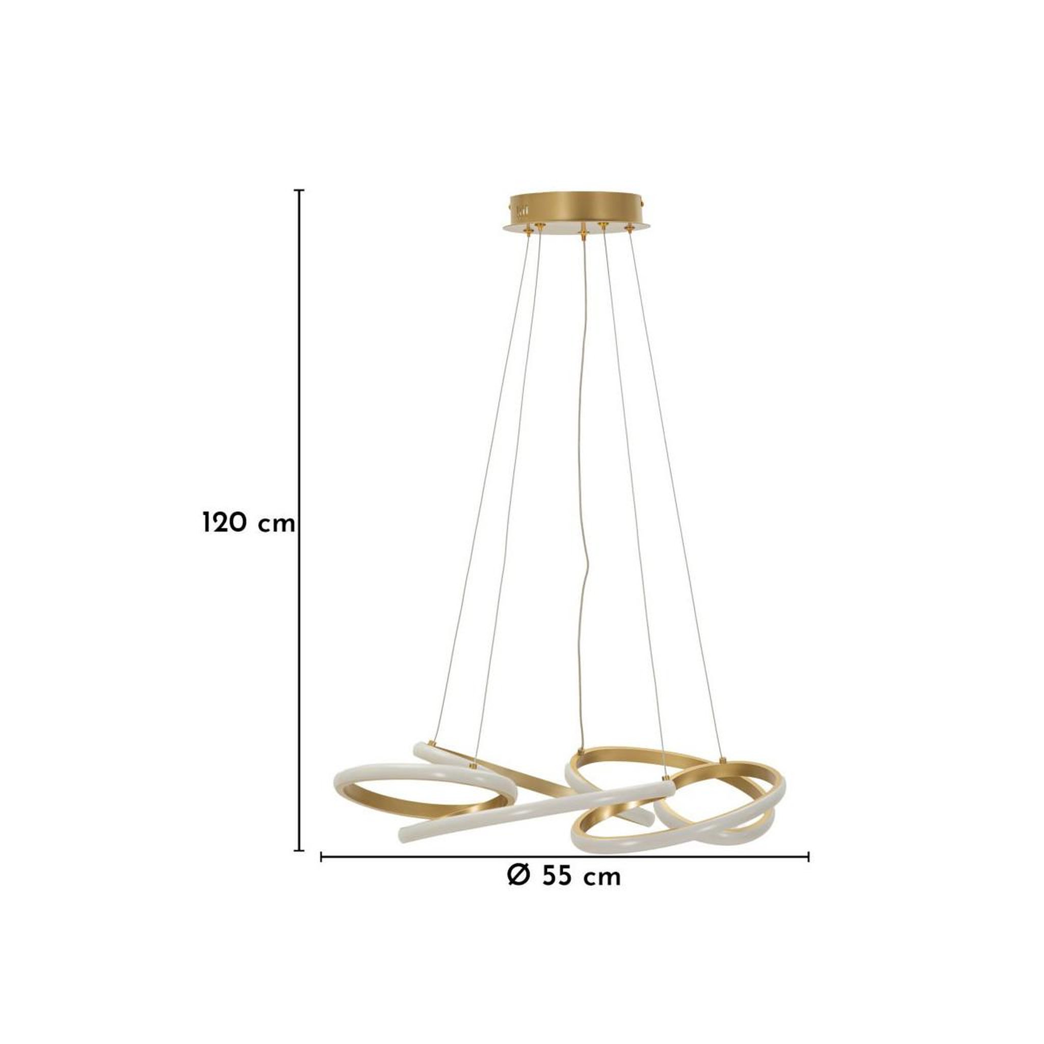 Voir la diapositive 6 : Paris Prix Suspension led design  glovy  120cm or