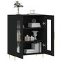 Voir la diapositive 4 : VIDAXL Buffet noir 69,5x34x90 cm bois d'ingenierie