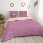 FUTURE HOME Parure housse de couette 240x220cm en coton + 2 taies - Catty