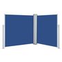 Voir la diapositive 2 : VIDAXL Auvent lateral retractable Bleu 100 x 600 cm