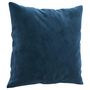 Voir la diapositive 3 : VIDAXL Coussins decoratifs lot de 2 Bleu 40x40 cm Velours