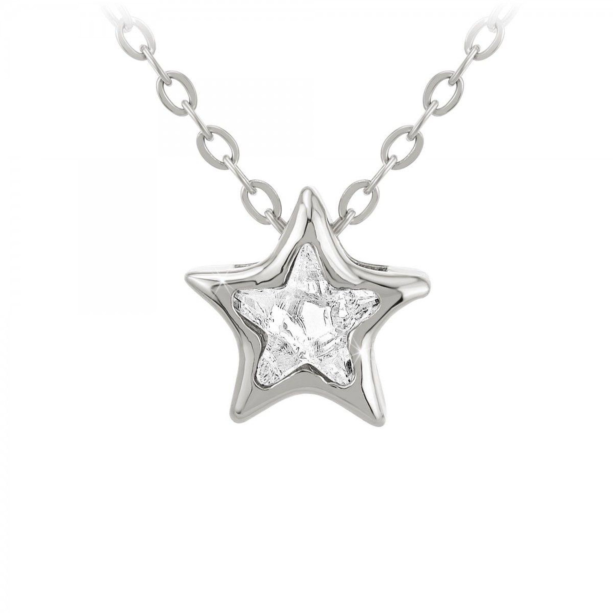 SC CRYSTAL Collier étoile SC Crystal orné de Zirconium