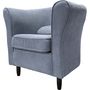 Voir la diapositive 2 : Fauteuil club vintage  tissu polyester MATEO