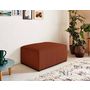 Voir la diapositive 2 : BEST MOBILIER Topaze - pouf - en velours côtelé