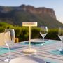 Voir la diapositive 2 : Lumisky Lampe de table solaire VIVIA Blanc Aluminium H27cm