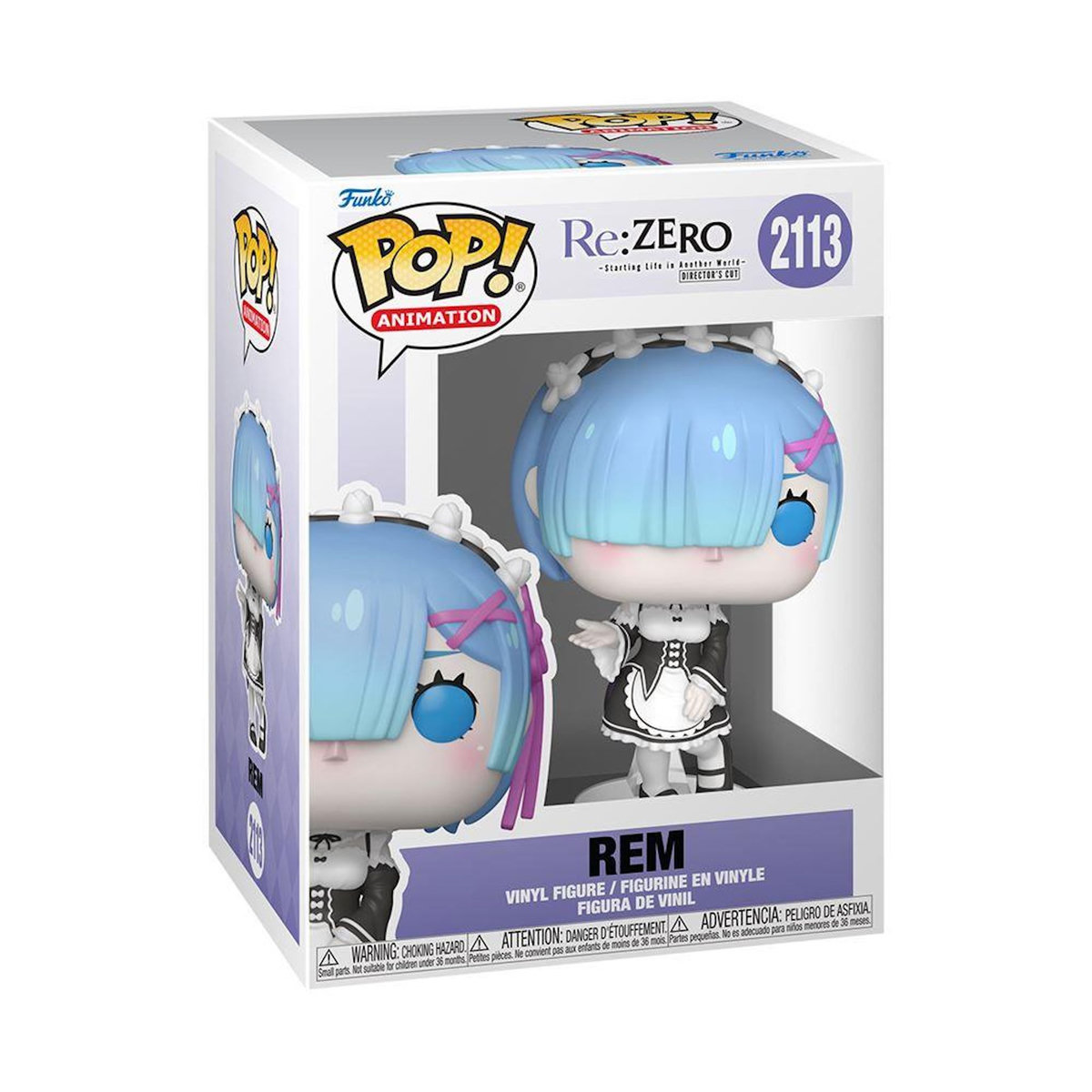 Funko Figurine Funko Pop Animation Re ZERO Rem with Chase Modèle aléatoire