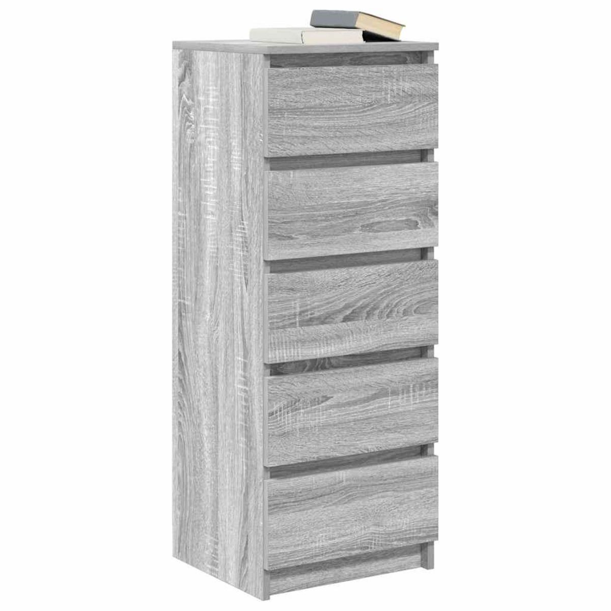 VIDAXL Buffet avec tiroirs sonoma gris 37,5x35x99 cm bois d'ingenierie