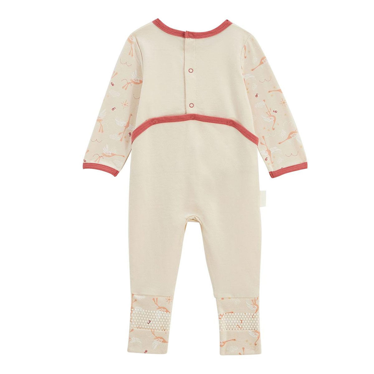 Petit Béguin Pyjama bébé à pieds retroussables Poésie d'été