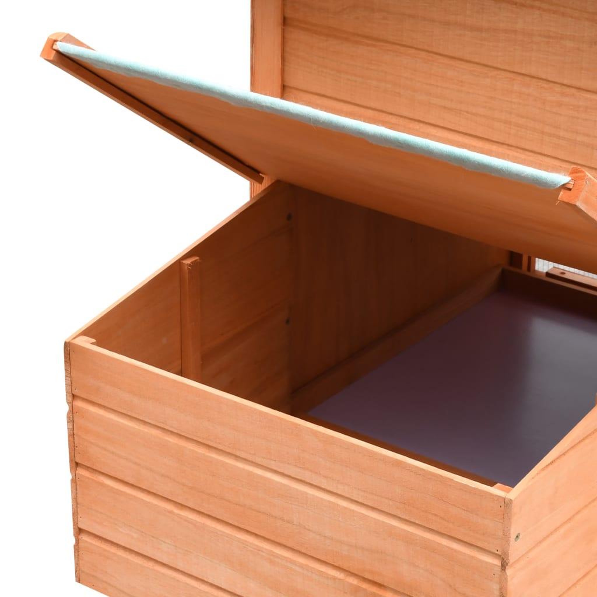 Voir la diapositive 5 : VIDAXL Poulailler Bois de pin massif et sapin 170x81x110 cm