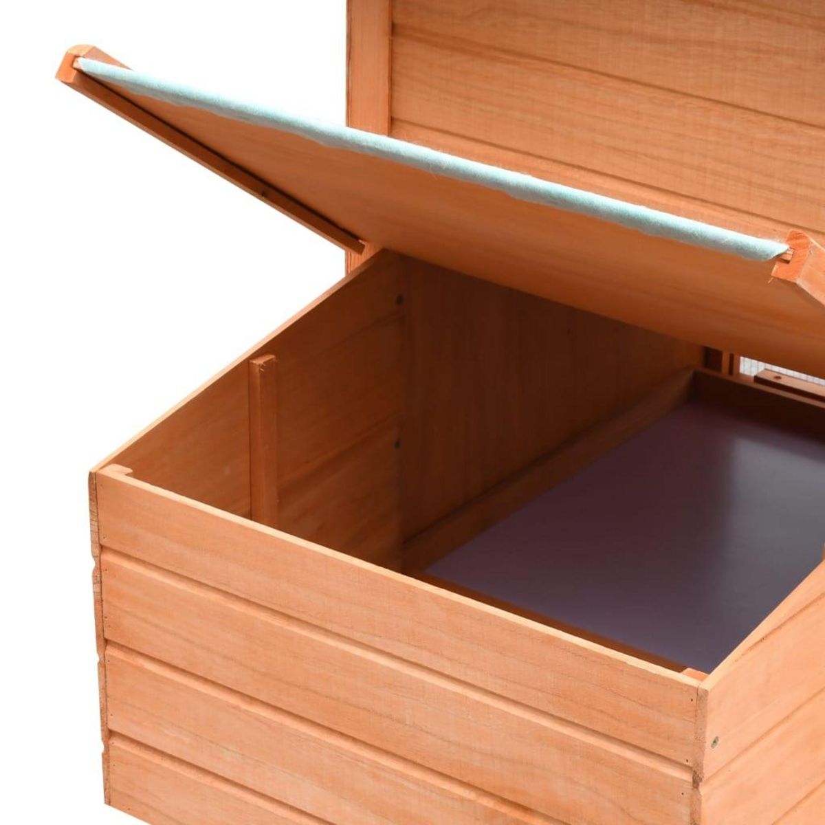 VIDAXL Poulailler Bois de pin massif et sapin 170x81x110 cm