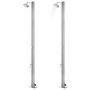 Voir la diapositive 2 : VIDAXL Douche de jardin avec base gris 220 cm Acier inoxydable