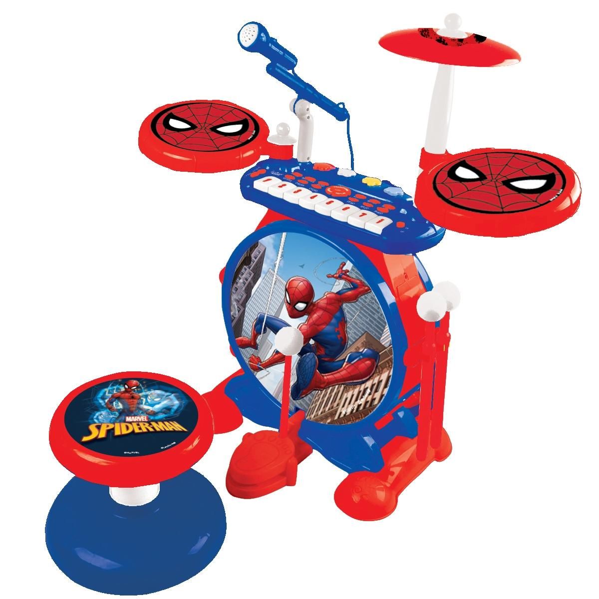 Lexibook Mon Rock Band SpiderMan Batterie Lumineuse Complète
