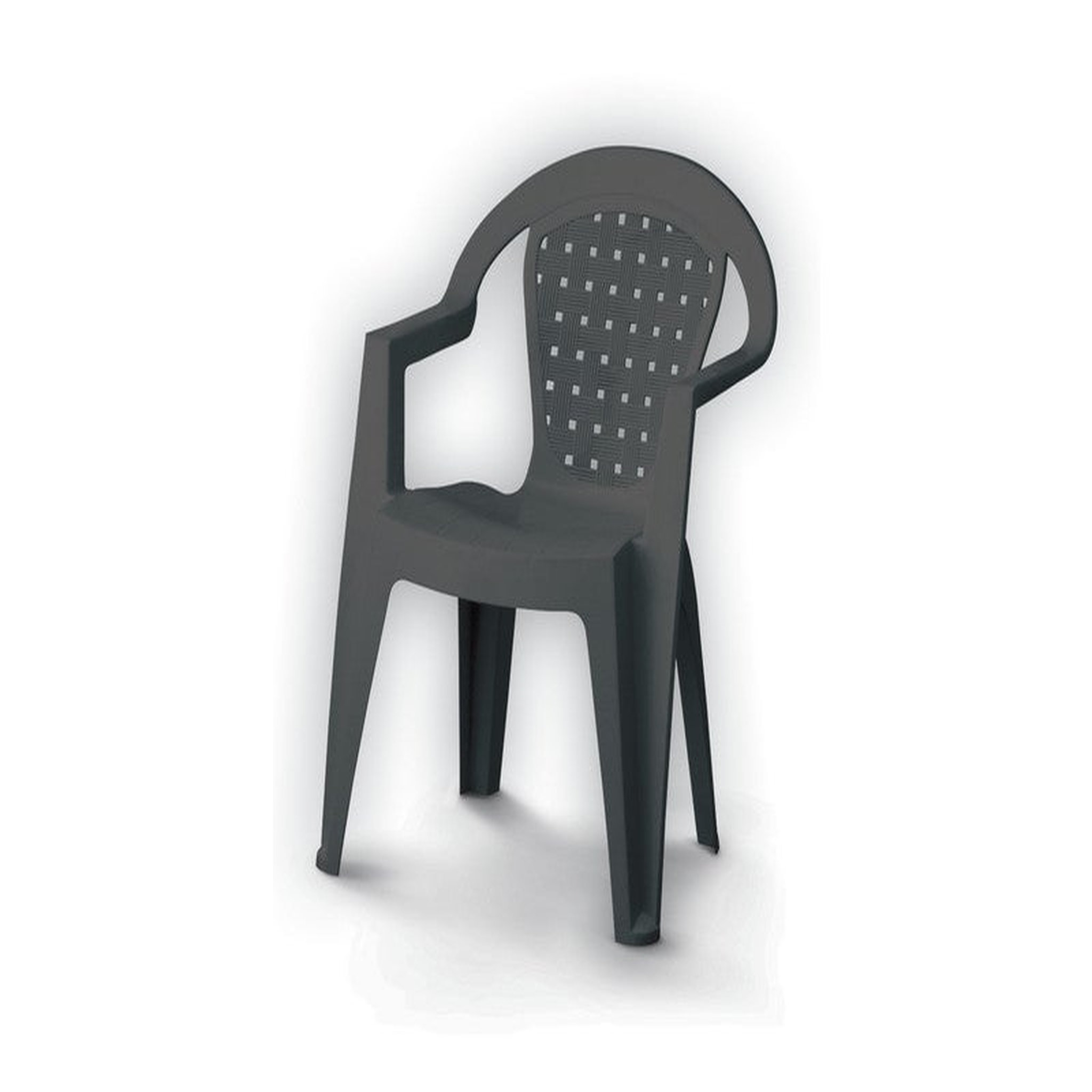 CENTRALE BRICO Fauteuil Monobloc Norma Anthracite