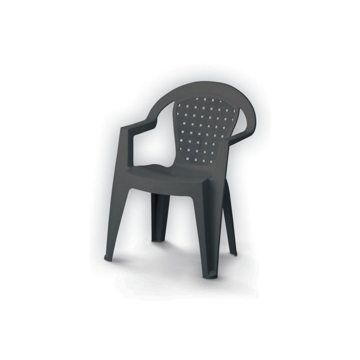 CENTRALE BRICO Fauteuil Monobloc Norma Anthracite
