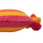Voir la diapositive 2 : Paris Prix Coussin Déco Avec Pompons  Polly  50x50cm Multicolore