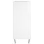 Voir la diapositive 5 : VIDAXL Armoire a disques blanc brillant 84,5x38x89cm bois d'ingenierie