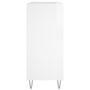 Voir la diapositive 5 : VIDAXL Armoire a disques blanc brillant 84,5x38x89cm bois d'ingenierie