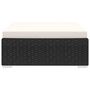 Voir la diapositive 3 : VIDAXL Repose-pied sectionnel 1 pc avec coussin Resine tressee Noir