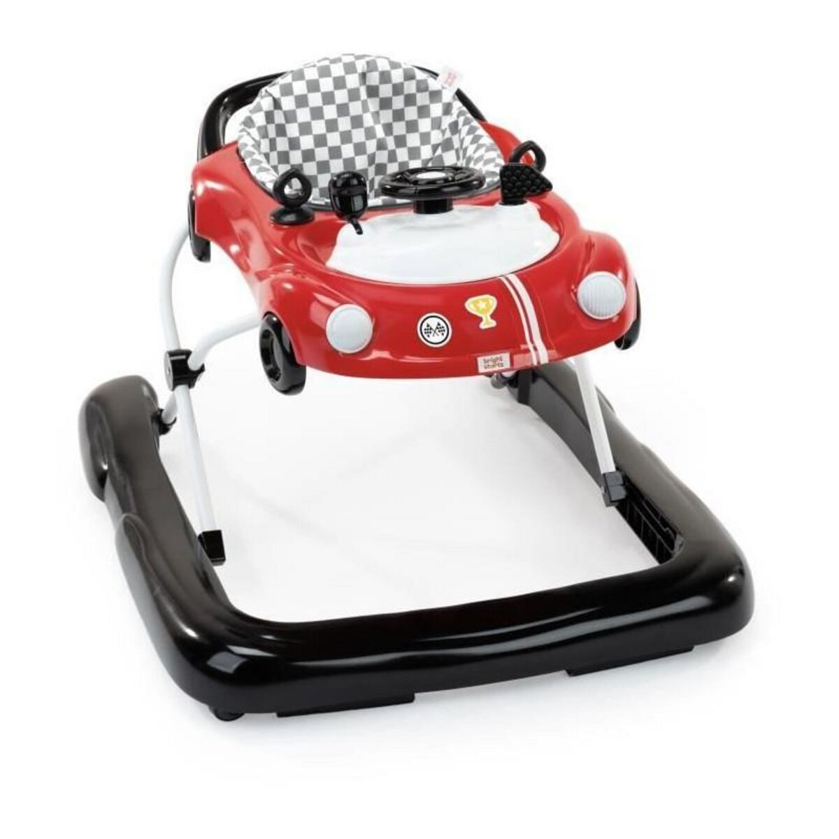 Bright Starts BRIGHT STARTS Trotteur 3 en 1, petit bolide, 3 modes de jeux évolutifs, rouge