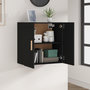 Voir la diapositive 3 : VIDAXL Armoire murale Noir 60x30x60 cm Bois d'ingenierie