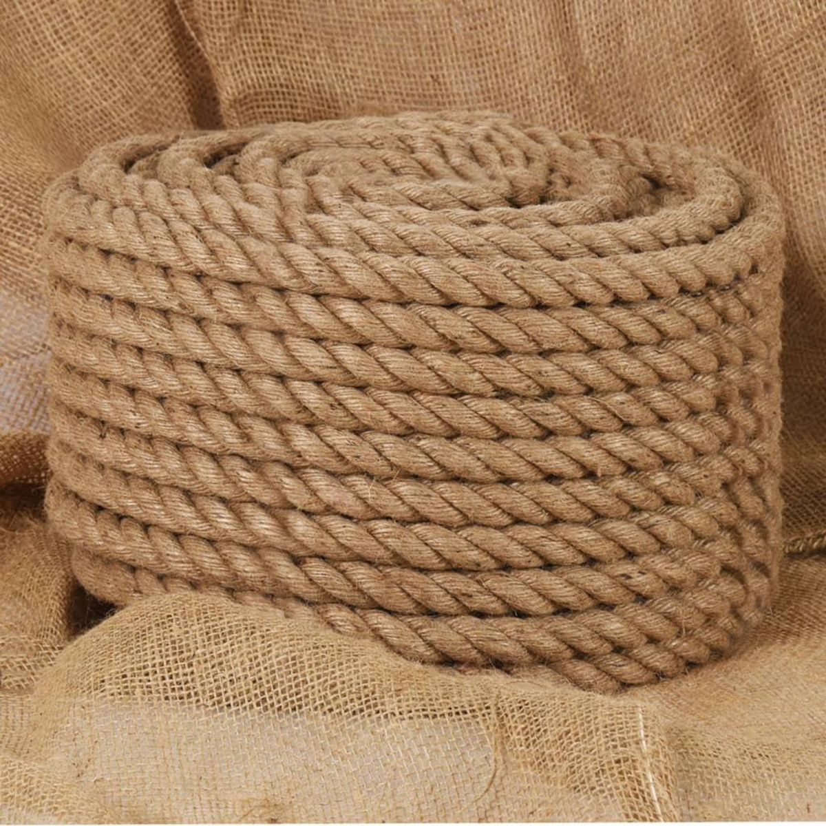 VIDAXL Corde de jute 25 m de long 20 mm d'epaisseur