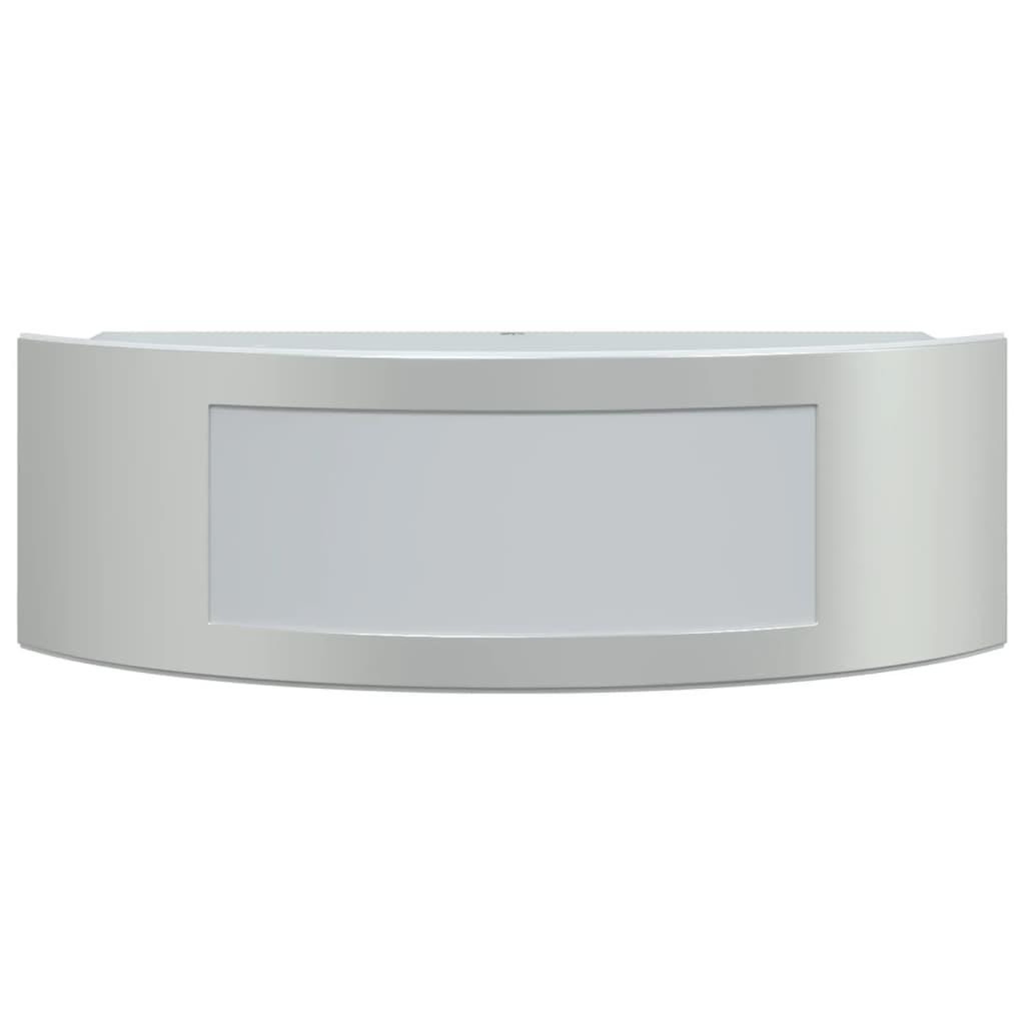 Voir la diapositive 4 : VIDAXL Appliques murales d'exterieur 2pcs argente acier inoxydable