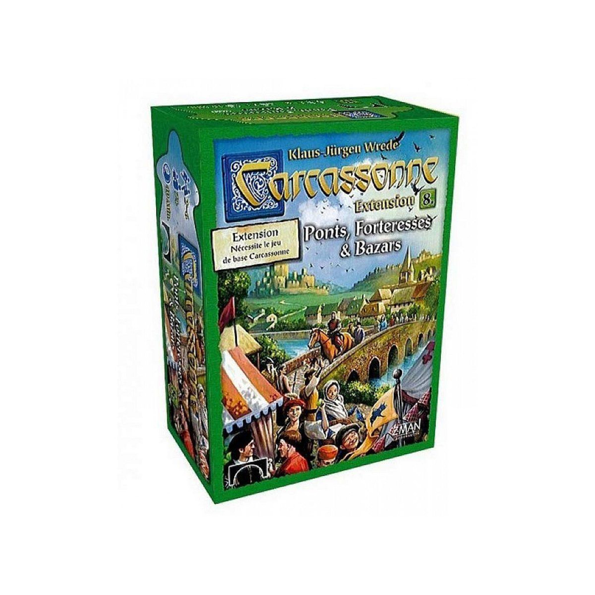 Asmodee Carcassonne  bazars ponts  forteresses