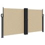Voir la diapositive 2 : VIDAXL Auvent lateral retractable beige 120x1200 cm