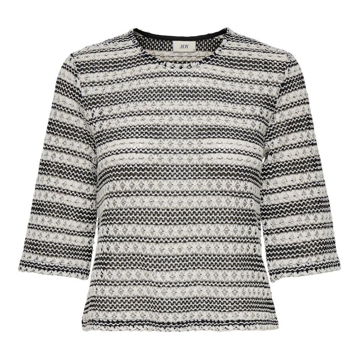 JACQUELINE DE YONG T shirt en Maille /Blanc Femme JDY Elly
