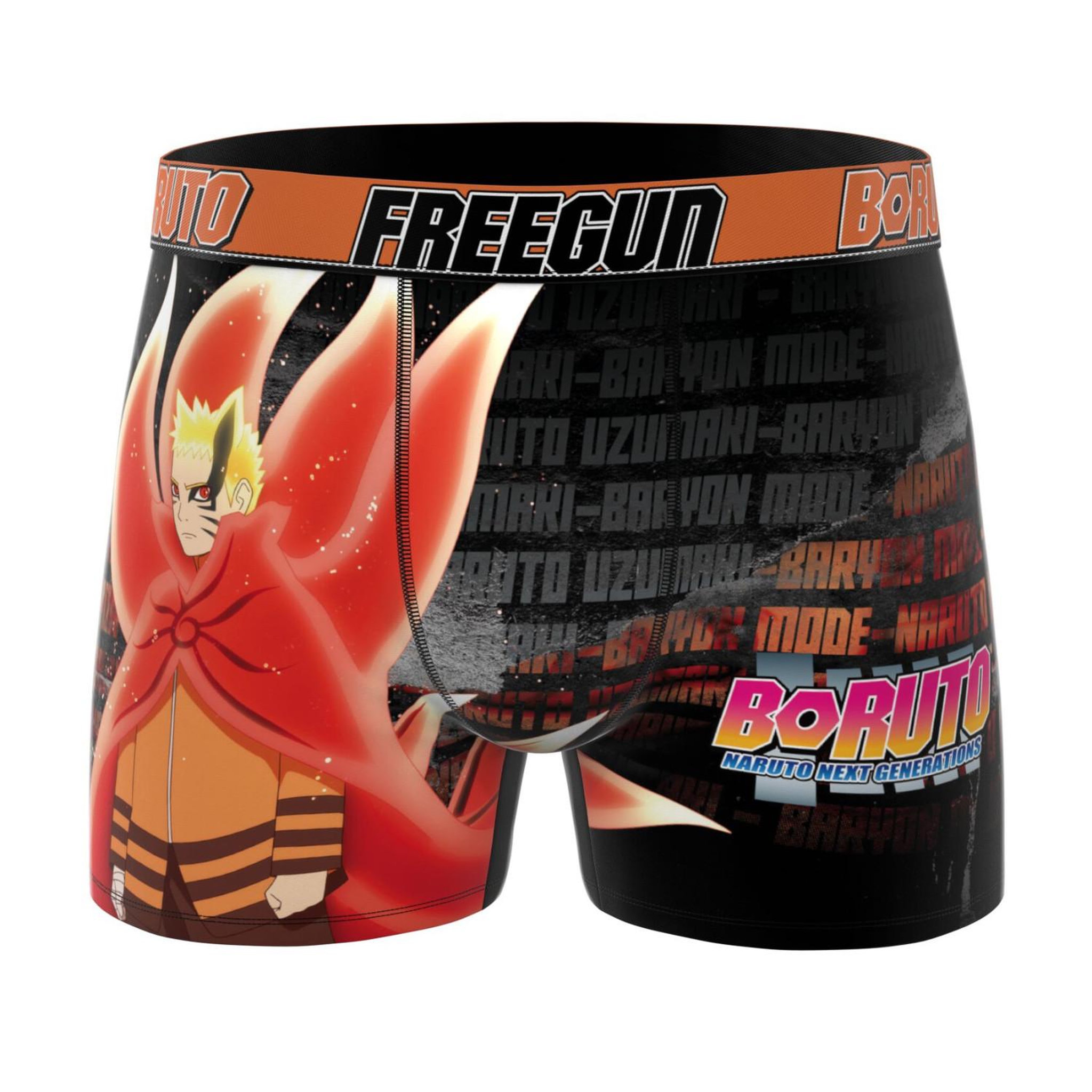 Voir la diapositive 3 : FREEGUN Lot de 3 boxers homme boruto