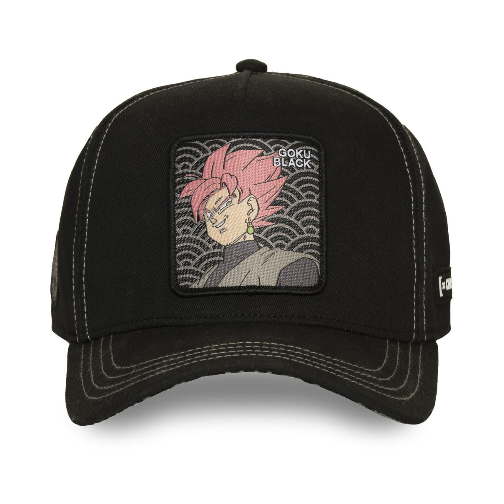 Voir la diapositive 2 : CAPSLAB Casquette trucker avec patch dragon ball super black
