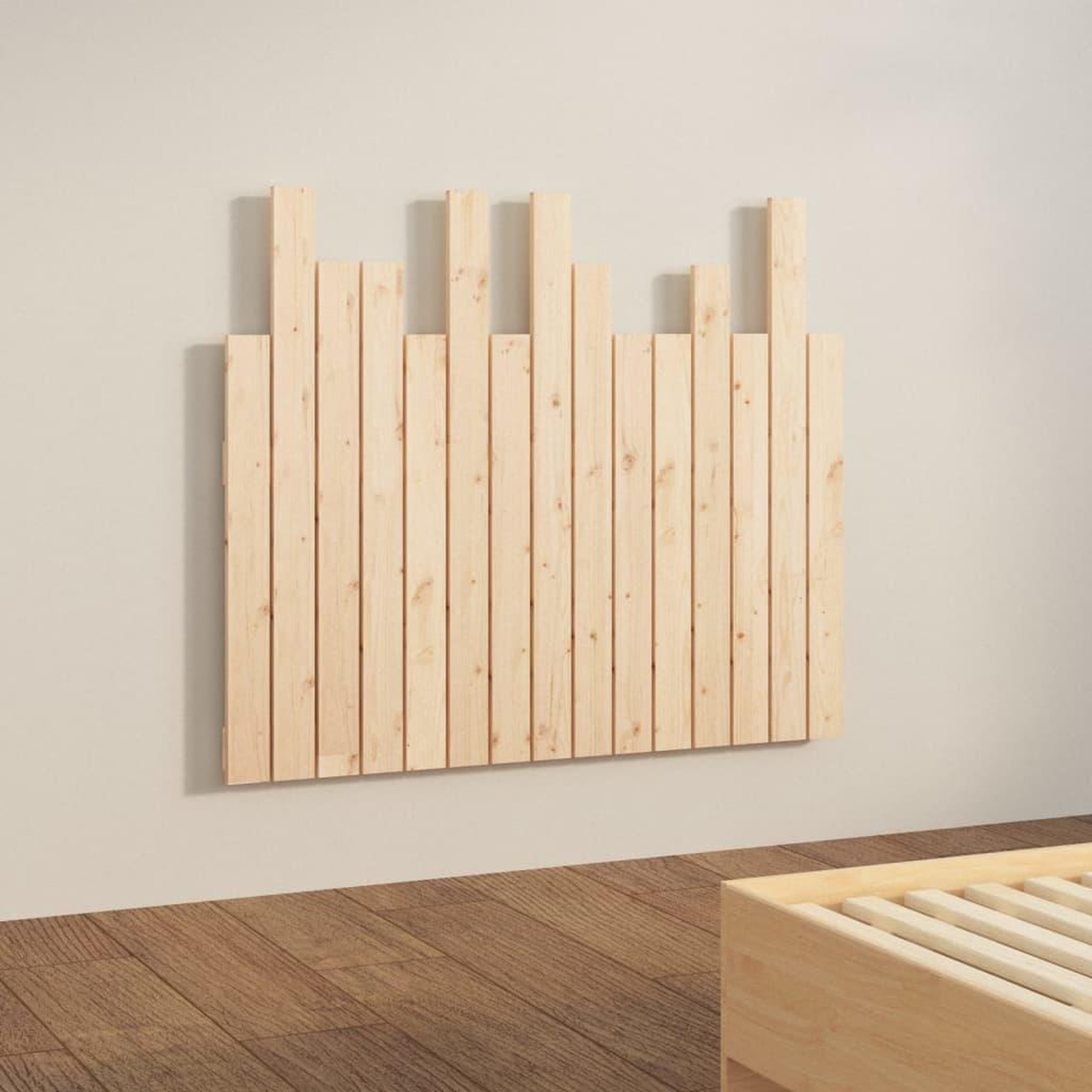 Voir la diapositive 4 : VIDAXL Tete de lit murale 95,5x3x80 cm Bois massif de pin