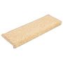 Voir la diapositive 2 : VIDAXL Tapis d'escalier 20 pcs 65x21x4 cm creme