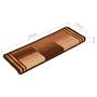Voir la diapositive 6 : VIDAXL Tapis d'escalier autoadhesifs 5 pcs 65x21x4 cm Marron