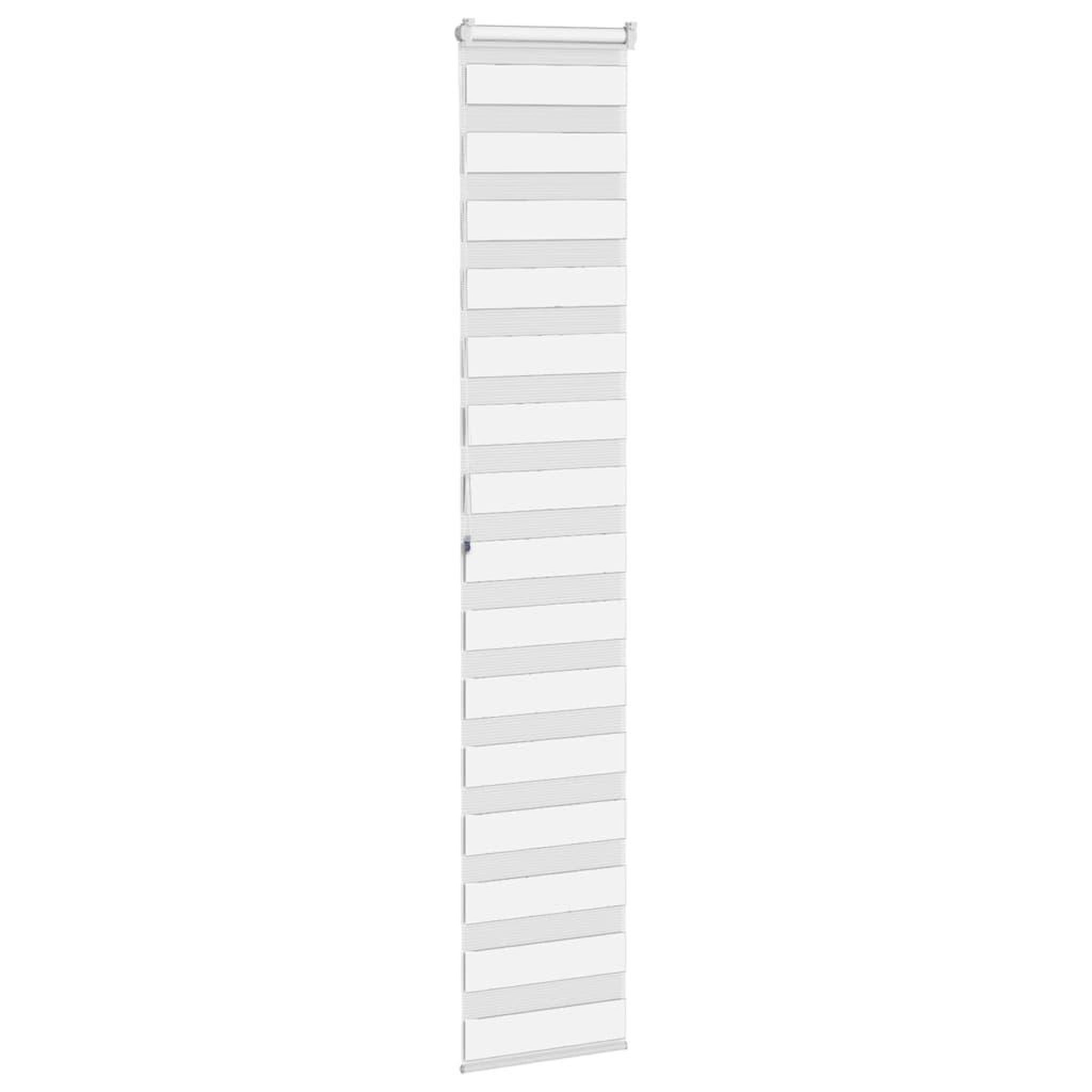Voir la diapositive 4 : VIDAXL Store zebre blanc 45x200cm largeur du tissu 40,9 cm polyester