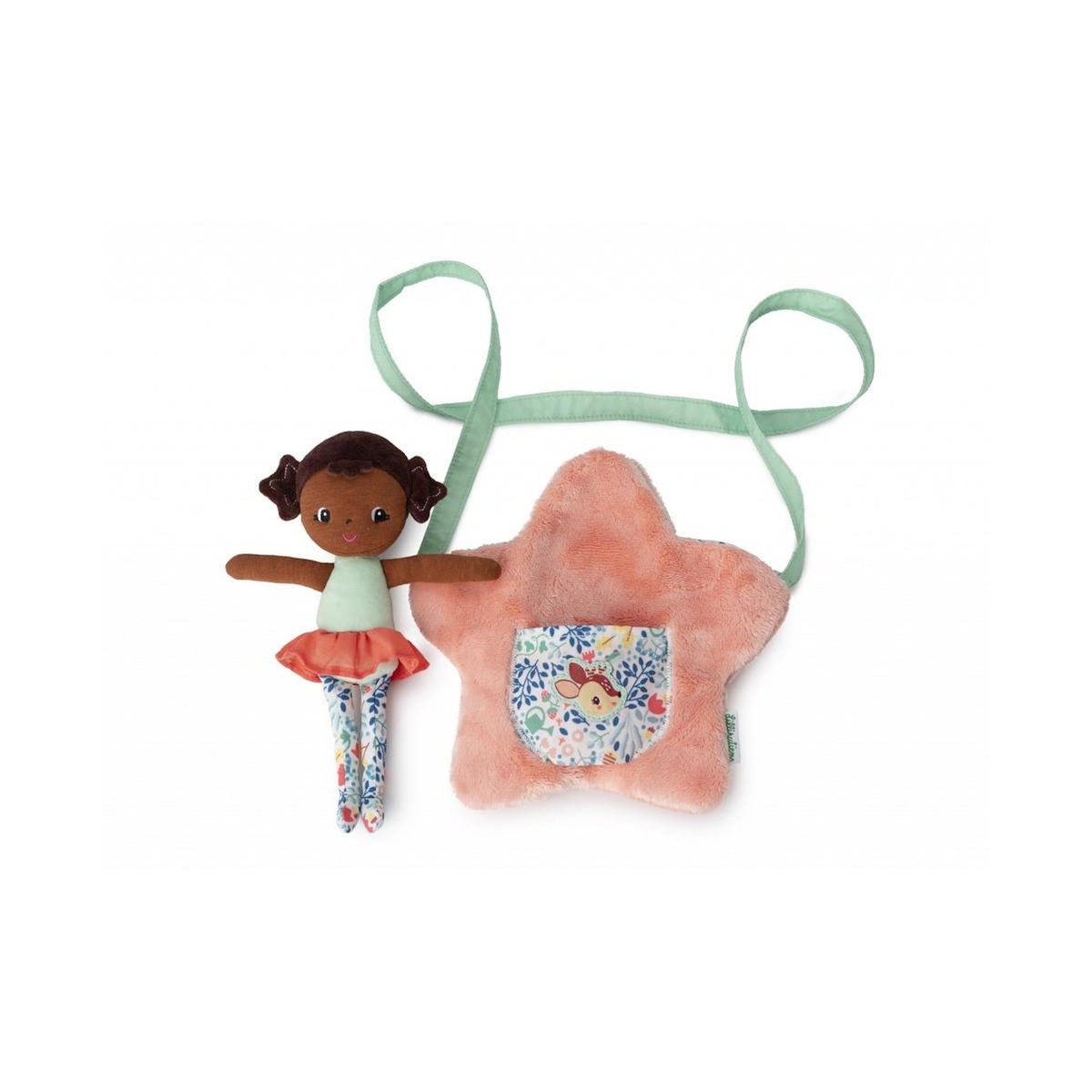 LILLIPUTIENS Mon sac étoile avec poupee Anna