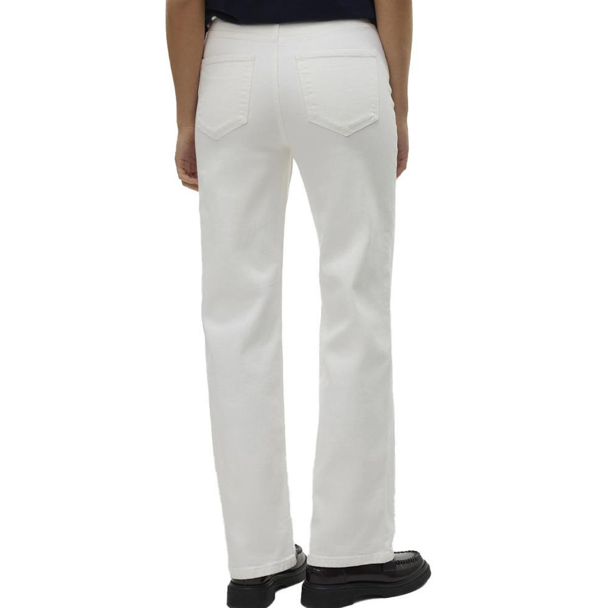 Vero Moda Jean Droit Blanc Femme Vero Moda Tessa