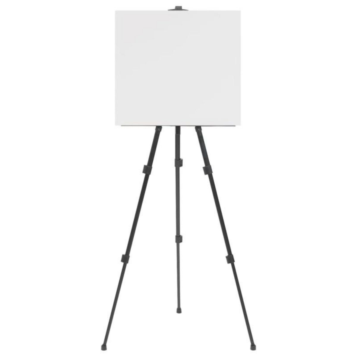 VIDAXL Chevalet d affichage réglable Noir Métal