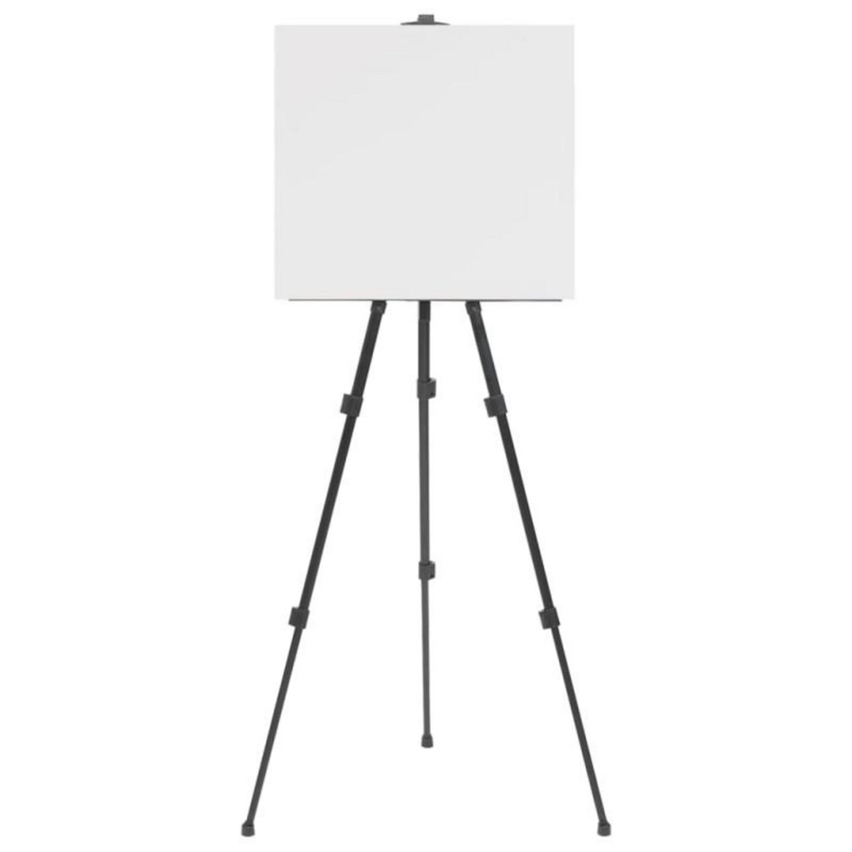 VIDAXL Chevalet d affichage réglable Noir Métal