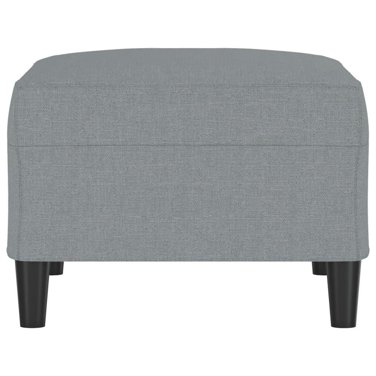 VIDAXL Repose-pied Gris clair 70x55x41 cm Tissu