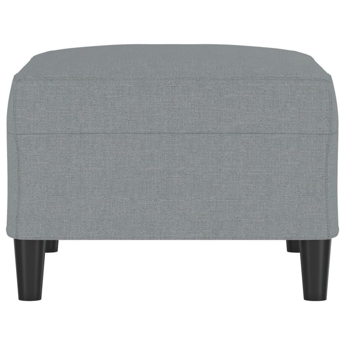 VIDAXL Repose-pied Gris clair 70x55x41 cm Tissu