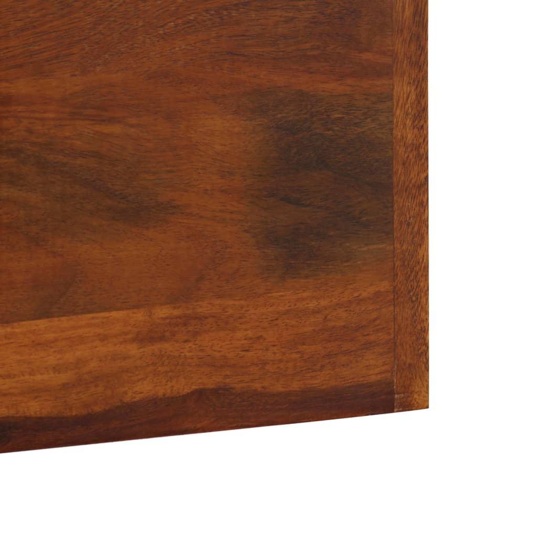 Voir la diapositive 4 : VIDAXL Portemanteau bois solide de sesham 118 x 40 cm